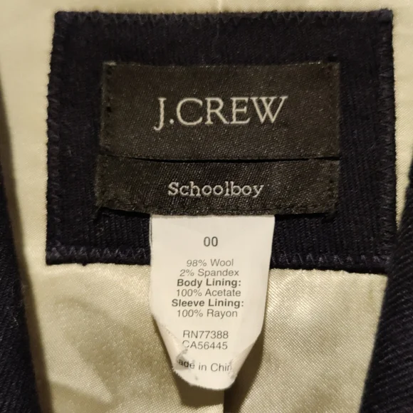Jcrew 00 schoolboy navy blazer - Picture 2 of 4